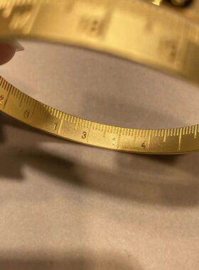 爱在咫尺镯爱心量尺手镯越南沙金