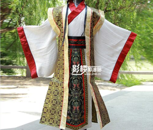 古装男汉式婚礼服装 司仪服 古代老爷员外大臣王爷公子祭祀影楼服_虎窝淘