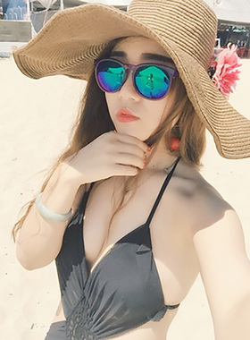 海边大檐帽遮阳帽防晒太阳帽