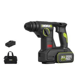 威克士锂电集尘电锤WU384充电冲击钻两用打混凝土钻墙电动工具