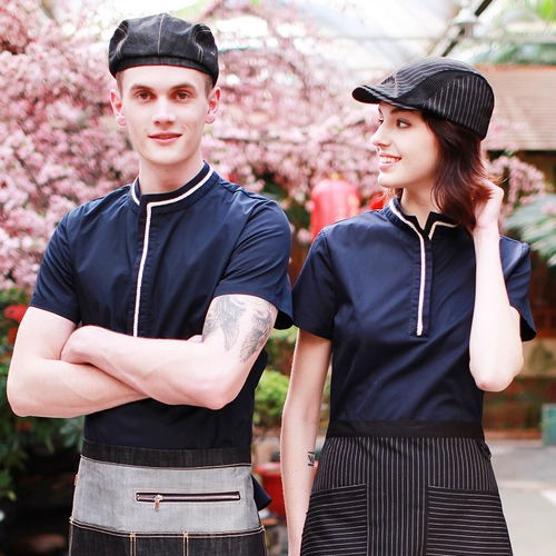 Комбинезон, кофейная униформа, короткий рукав