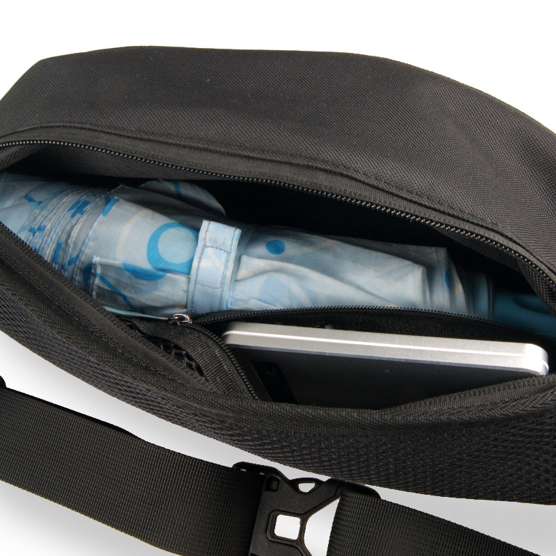 潮牌反光男运动女单肩手机包胸包 轻骑者男士包袋