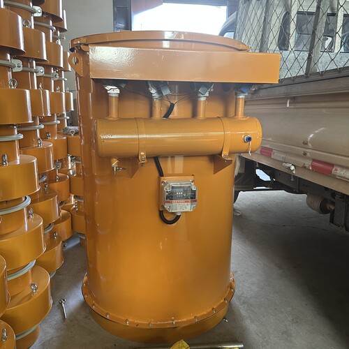 仓顶除尘水泥罐仓顶器圆形脉冲除尘器14芯搅拌站收尘器水泥仓除尘 - 图2