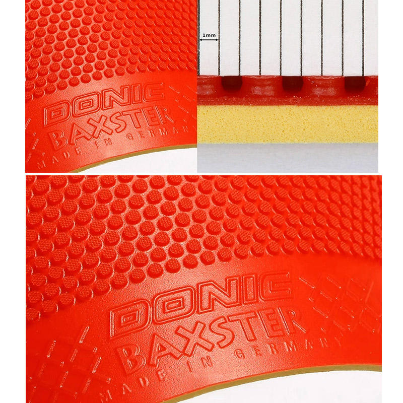 DONIC多尼克魔鬼正胶王乒乓球拍胶皮颗粒套胶BAXSTER F1.A10120 - 图2