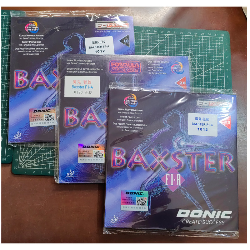 DONIC多尼克魔鬼正胶王乒乓球拍胶皮颗粒套胶BAXSTER F1.A10120 - 图3