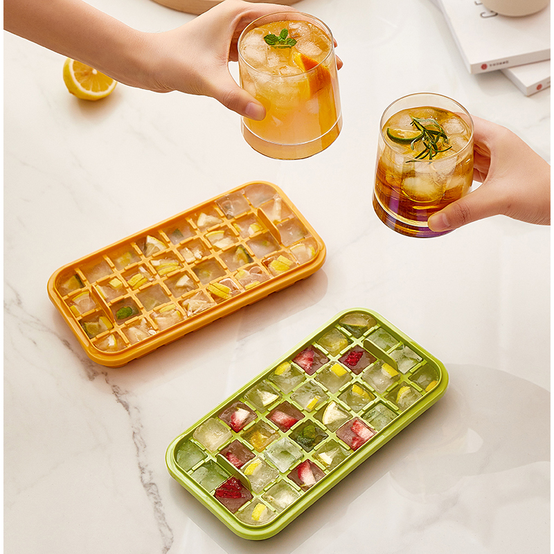 德国plazotta冰块模具按压制冰盒食品级材质制冰神器家用易脱模