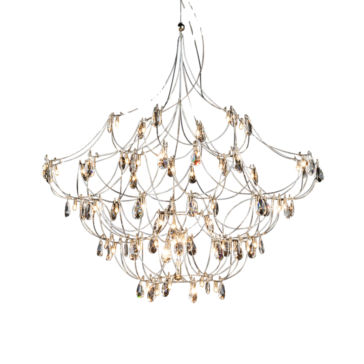 萤火虫水晶吊灯现代轻奢意式别墅客厅吊灯创意个性复式公寓led灯,淘宝优惠券,粉丝福利购,淘宝优惠卷