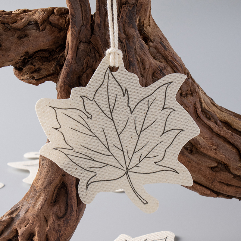 复古网红风棉麻异形吊牌定制LOGO图案标签吊卡商标新款价格牌订做 - 图2