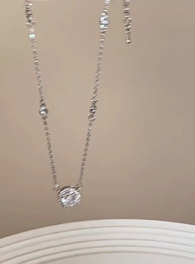 店主强泪推荐~星光圆钻项链女ins潮甜酷小众高级感轻奢锁骨