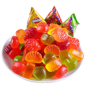 麦德好酸QQ软糖散装500克水果味橡皮糖零食宝宝生日婚庆结婚喜糖