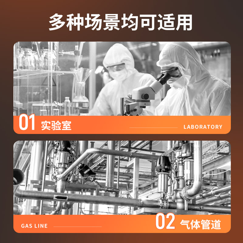 四合一气体检测仪便携有毒有害可燃一氧化碳硫化氢氧气浓度报警器-图1