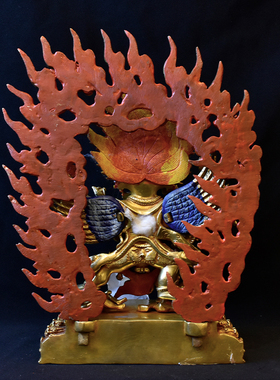 佛像鎏金密宗摆件尼泊尔手工