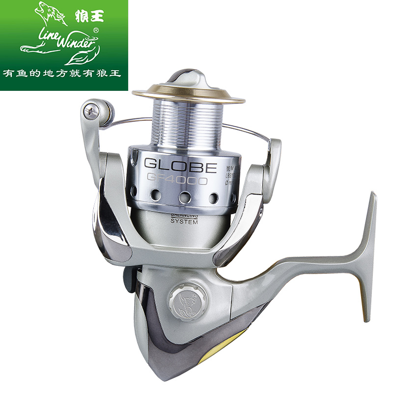 狼王漁具 漁輪 紡車輪 GF系列1000/2000/3000/4000拋竿輪 型號任