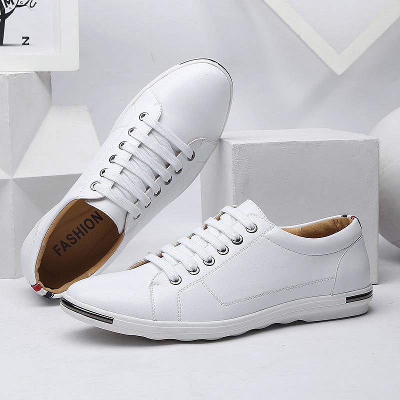 38-48 big size men fashion Casual leather shoes loafers男鞋-图1