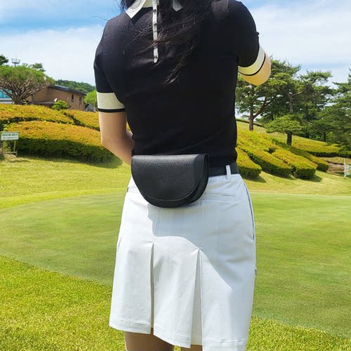 韩系新款高尔夫测距仪包高尔夫球腰包户外运动包百搭休闲包包球套 - 图0