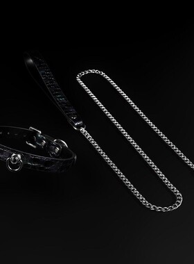 Aura Collar高端轻奢牛皮铃铛项圈真皮choker项圈牵引绳