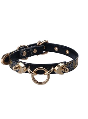 Aura Collar轻奢真皮choker项圈牵引绳项圈圆环颈环puppy脖圈颈带