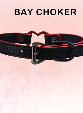Aura Collar轻奢真皮choker项圈牵引绳原创亚文化颈套捆绑束缚调