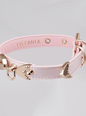 Aura Collar轻奢真皮choker项圈牵引绳原宿欧美辣妹甜脖颈环情趣