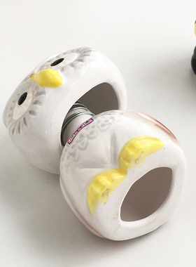 Annie Garden  出口订单  可爱摇头有趣陶瓷汽车摆件居家装饰摆件