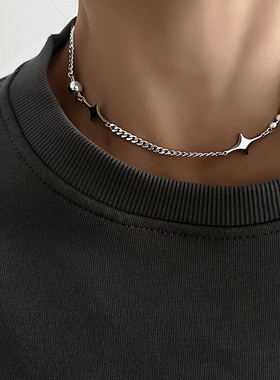 星芒链条欧美冷淡风毛衣锁骨链子配饰项链女ins嘻哈轻奢小众颈链