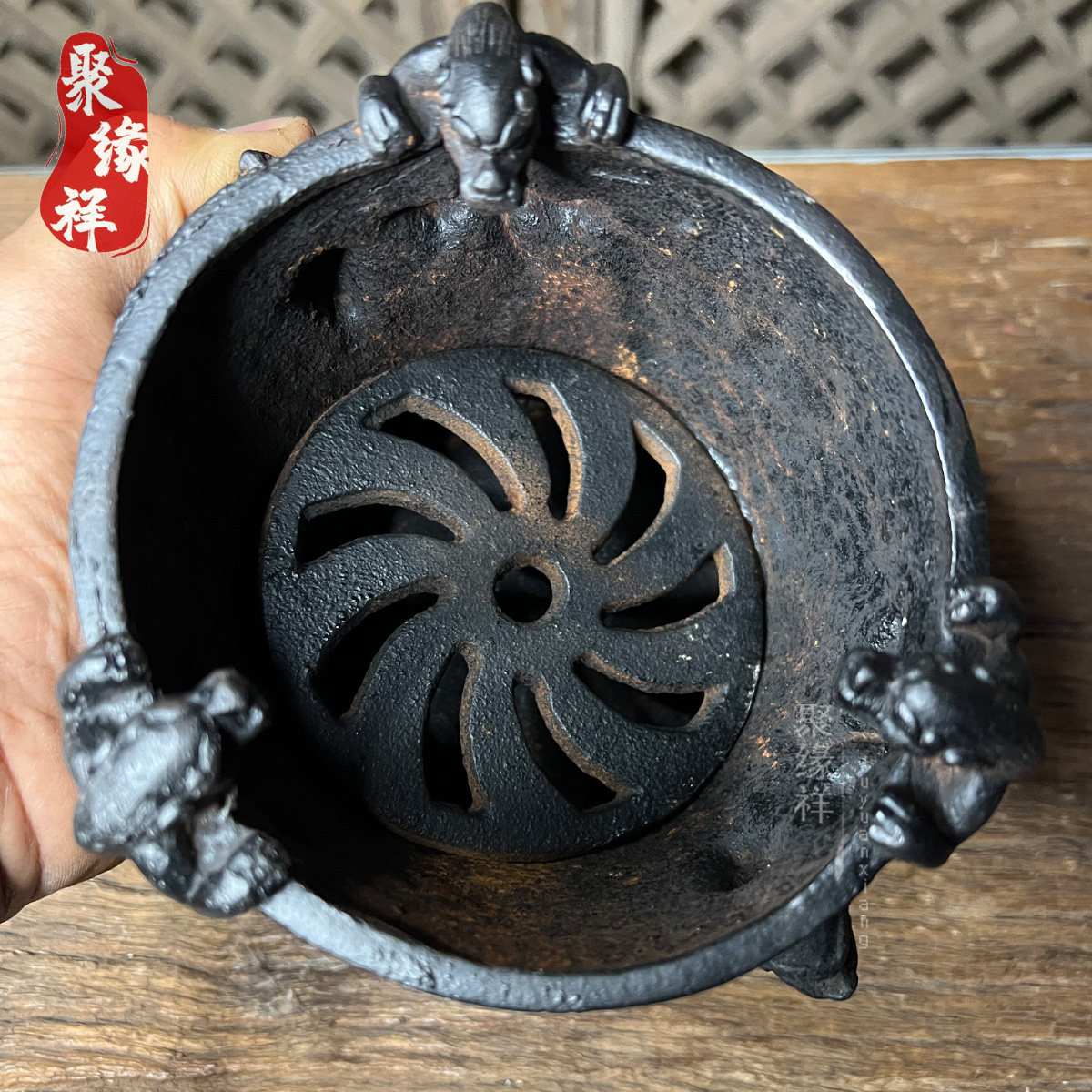 铸铁家用煮茶炉茶室碳炉温酒炉小号便携露营随身木炭炉酒精木炭炉,淘宝优惠券,粉丝福利购,淘宝优惠卷