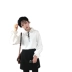 Phiên bản Hàn Quốc của áo sơ mi nhung sandal dây đeo cổ áo nữ sinh viên chạm đáy áo 2019 xuân đại học ngọt ngào đỉnh cao - Áo sơ mi phối áo sơ mi Áo sơ mi