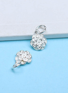 S925银福字纳福吊坠国潮福牌挂件