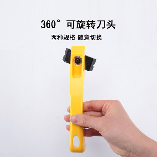 悍良新型旋转美缝阳角器瓷砖美缝剂施工工具阴阳角压缝神器刮板 - 图0