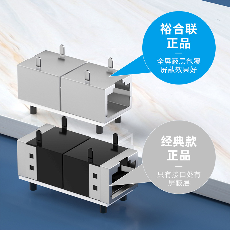 网线对接头延长器转接头RJ45网络千兆双通宽带水晶头转接口直通头 - 图2
