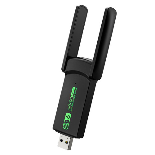 裕合联 1800M无线网卡wifi6免驱动千兆双频台式机usb接收器台式电脑发射器5G高速笔记本网络大功率接收信号器 - 图0