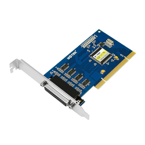 宇泰UT-754 PCI转4口rs232串口卡 DB9台式机工业级电脑pc主板九针 - 图0