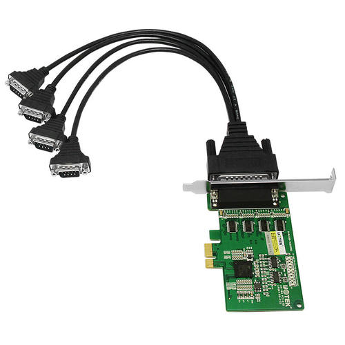 宇泰UT-784PCI-E串口卡DB9针COM口扩展转RS232转换卡电脑主板主机 - 图0