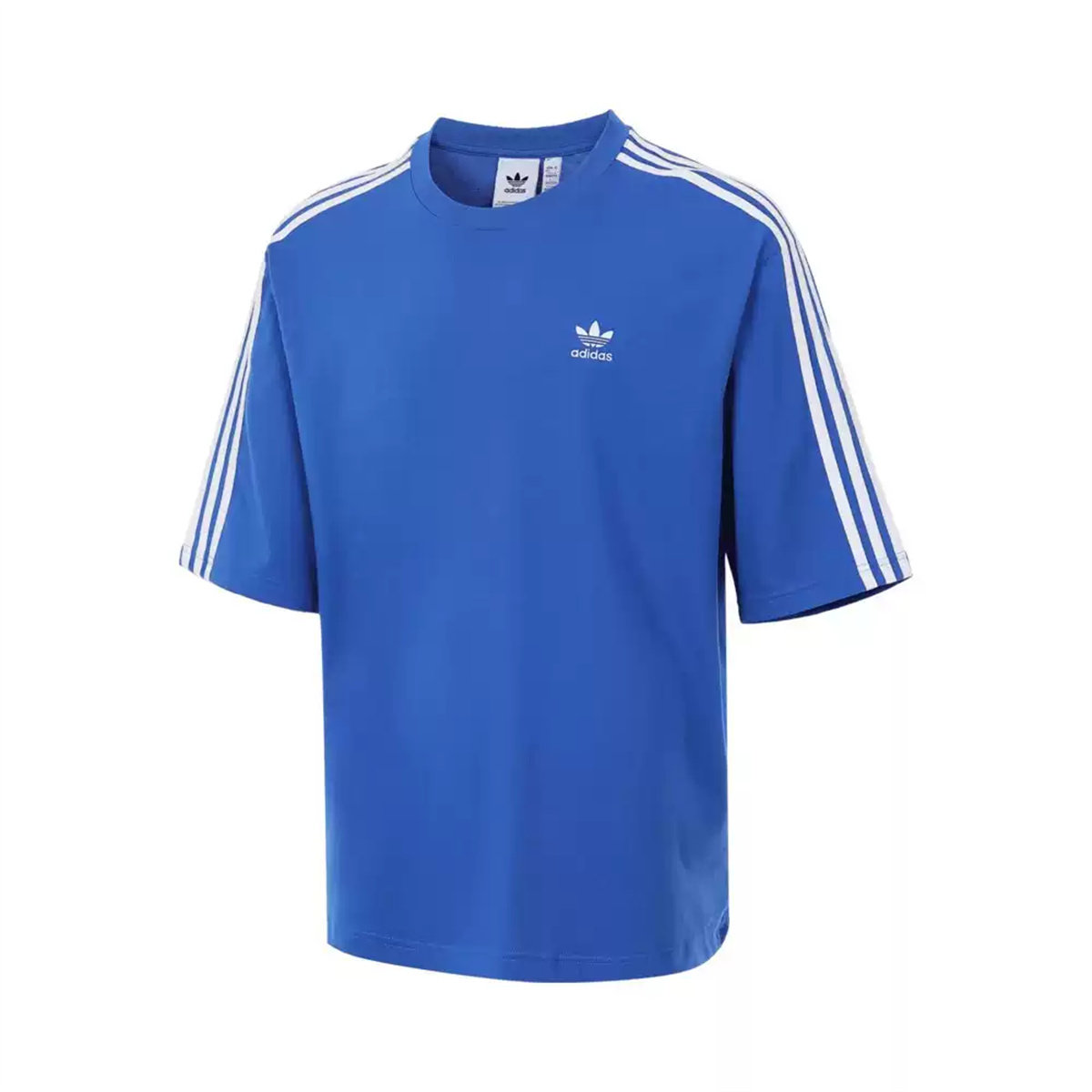 adidas三叶草ADICOLOR OVERSIZE男子五分袖宽松短袖圆领T恤IZ2481,淘宝优惠券,粉丝福利购,淘宝优惠卷