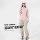Longshi Dell sports and leisure women's long-sleeved T-shirt spring and autumn new stand-up collar sweatshirt training suit running fitness top