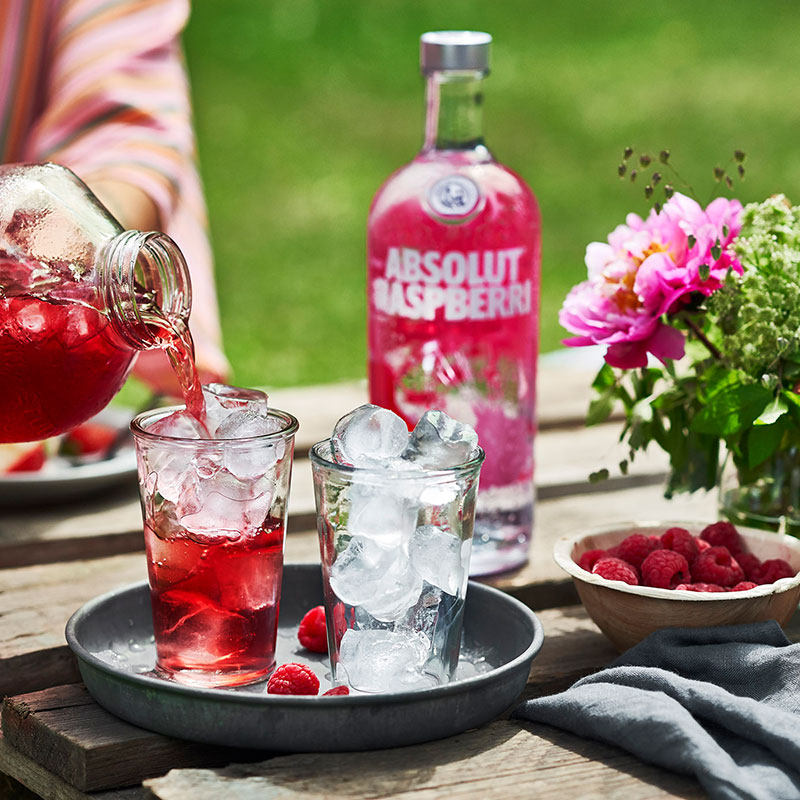 absolut绝对伏特加覆盆莓味调酒 ABSOLUT伏特加/Vodka