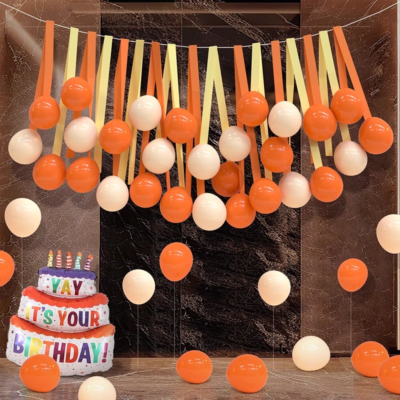 幼儿园学校圣诞节气球流苏彩带场景布置儿童宝宝周岁生日派对装饰 - 图3