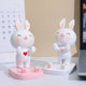 Mobile phone desktop stand rabbit small ornaments gift accessories