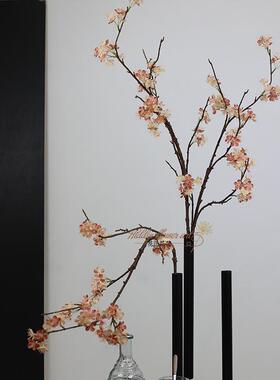 仿真花手感樱花树粉色白色软装