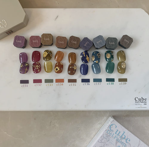 【RM CUBE】Lush酒鬼浓郁纯艳秋冬的复古通透宝石色美甲光疗胶*9 - 图0