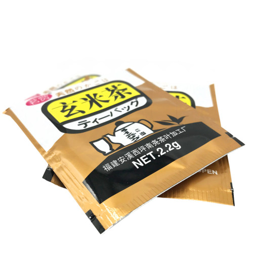 寿司料理店专用茶包出口日本装日式茗赏玄米茶铝袋袋泡茶100小包 - 图3