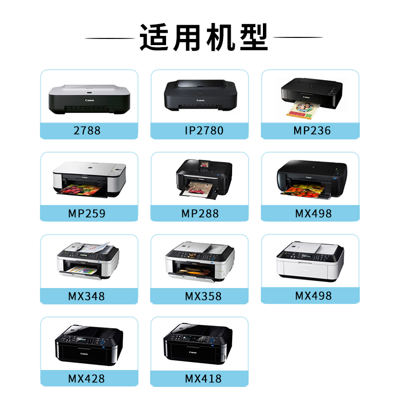 【天猫正品】原装佳能815打印机墨盒 MP288 IP2780 MP236 MP259 MX368 IP2788 MX428 PG-815XL黑色 816彩色-图1