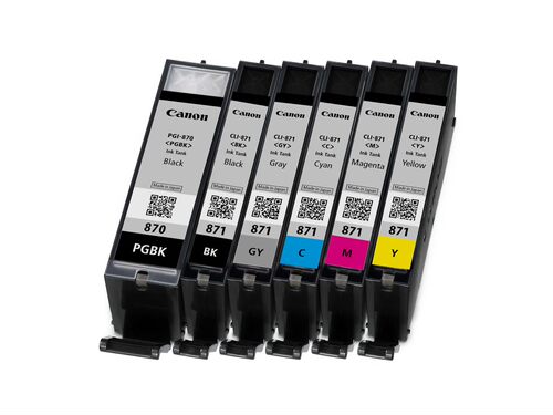 原装佳能870 871打印机墨盒 TS5080 TS8080 MG7780 MG5780 TS6080 TS9080 MG6880 870XL 871XL - 图3