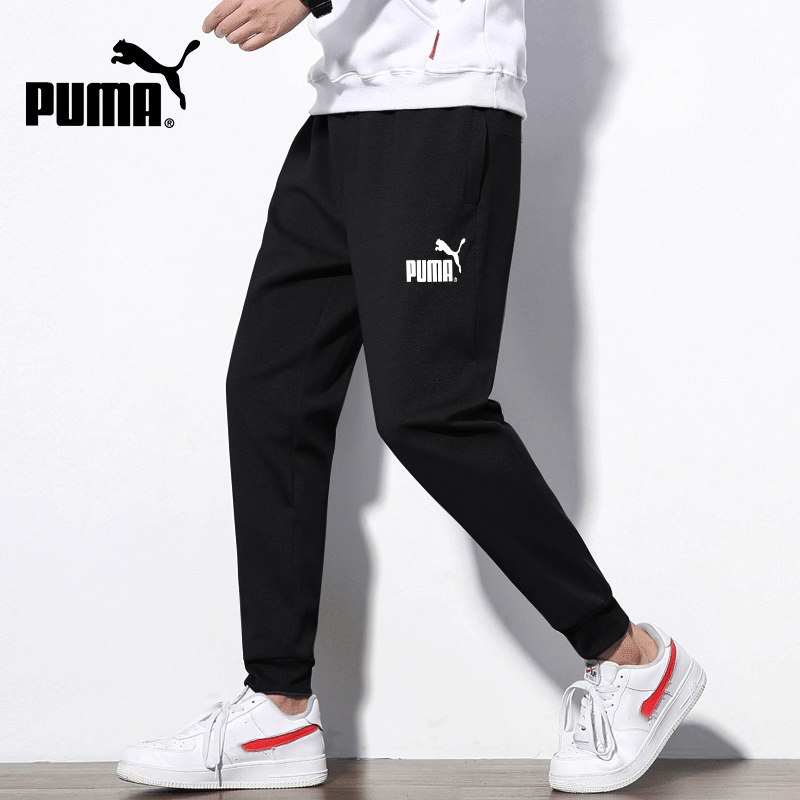 puma休闲冬季束脚训练裤官网运动裤 隽维运动运动长裤