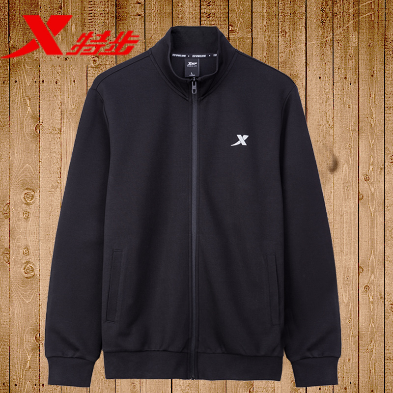 Special Step Men's Coat 2020 New Official Website Flagship Spring Windproof Top Zipper Knitted Sports Casual Sweater for Men