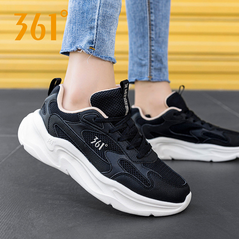 361女鞋跑步鞋2026新款老爹鞋透气网面361度官方旗舰休闲运动鞋女,淘宝优惠券,粉丝福利购,淘宝优惠卷