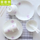 Sibaide bone porcelain tableware and plate bowl