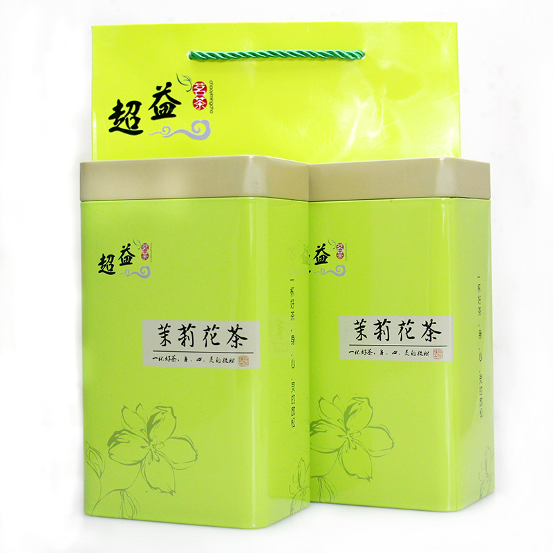 茉莉花茶2024新茶全芽浓香全芽玉螺王花茶叶广西横县花茶500g盒装-图3