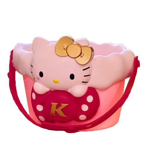2021肯德基圣诞节凯蒂猫kitty玩具KFC三丽欧美乐蒂火车储物桶 - 图3