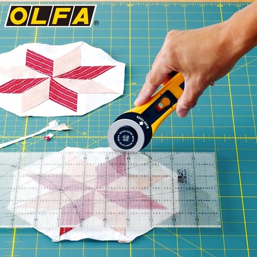 日本OLFA爱利华实线滚刀刀片  45MM直径 RB45-10 圆刀片10片装 - 图2